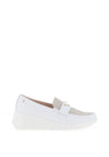 Kate Appleby Didcot Faux Suede Wedge Loafers, Cool Dawn