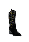 Kate Appleby Haver Hill Embellished Heeled Boots, Black