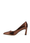 Kate Appleby Bamburgh Pointed Toe Court Shoe, Bronze