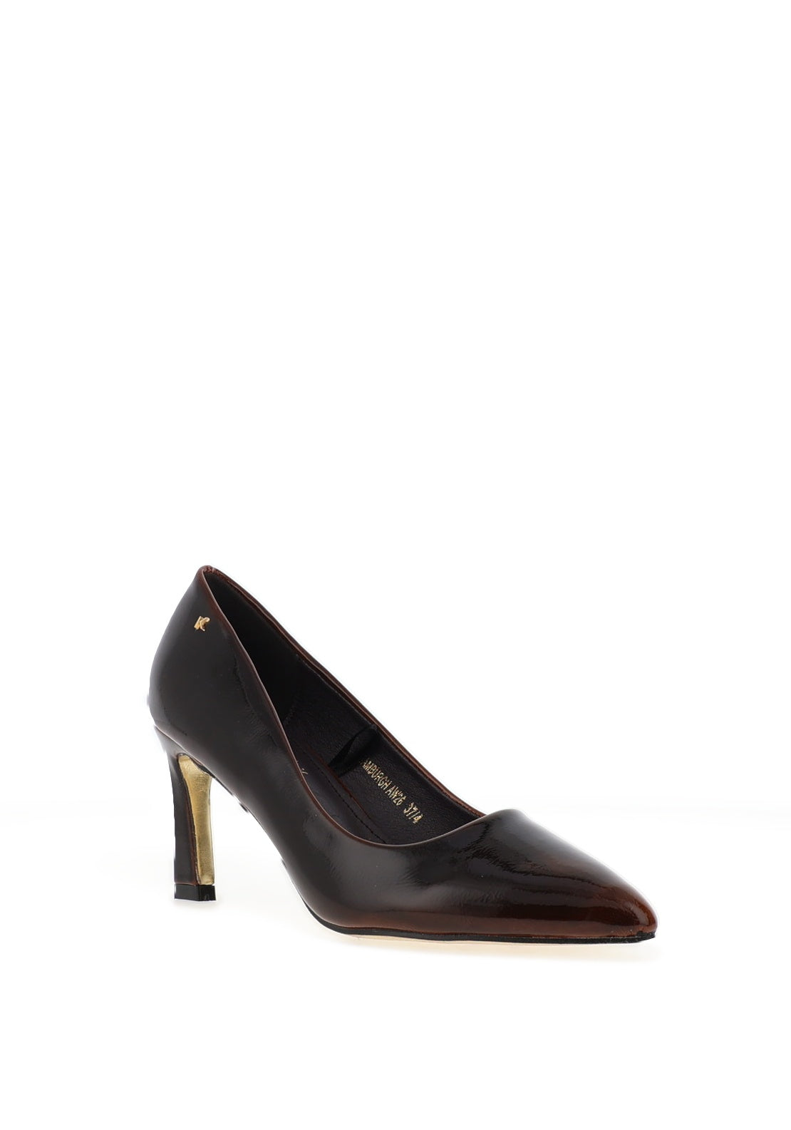 Kate Appleby Bamburgh Pointed Toe Court Shoe, Brown