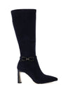 Kate Appleby Comberton Faux Suede Knee High Sock Boots, Navy