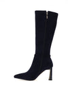 Kate Appleby Comberton Faux Suede Knee High Sock Boots, Navy