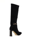 Kate Appleby Comberton Faux Suede Knee High Sock Boots, Black