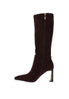Kate Appleby Comberton Faux Suede Knee High Sock Boots, Brown