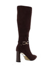 Kate Appleby Comberton Faux Suede Knee High Sock Boots, Brown