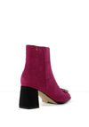 Kate Appleby Drayton Faux Suede Heeled Ankle Boots, Pink