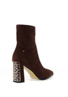 Kate Appleby Lonstowe Faux Suede Heeled Ankle Boots, Brown
