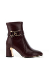 Kate Appleby Worthorpe Heeled Ankle Boots, Wine