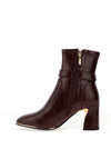 Kate Appleby Worthorpe Heeled Ankle Boots, Wine