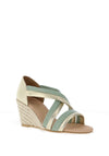 Kate Appleby Lerwick Wedged Sandals, Lichen Split