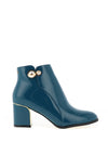 Kate Appleby Llminster Pearl Heeled Boots, Cerulean
