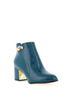 Kate Appleby Llminster Pearl Heeled Boots, Cerulean