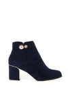 Kate Appleby Llminster Pearl Heeled Boots, Sapphire
