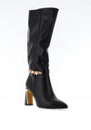 Kate Appleby Maghull Heeled Knee High Ankle Boots, Black