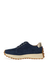 Kate Appleby Neilston Faux Suede Trainers, Sapphire