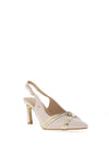 Kate Appleby Newent Pointed Toe Knot Heeled Shoes, Almond