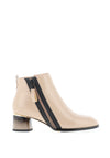Kate Appleby Oakley Side Tape Zip Heeled Boots, Almond