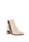 Kate Appleby Oakley Side Tape Zip Heeled Boots, Almond