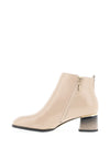Kate Appleby Oakley Side Tape Zip Heeled Boots, Almond