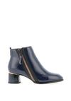 Kate Appleby Oakley Side Tape Zip Heeled Boots, Sapphire