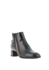 Kate Appleby Oakley Side Tape Zip Heeled Boots, Black