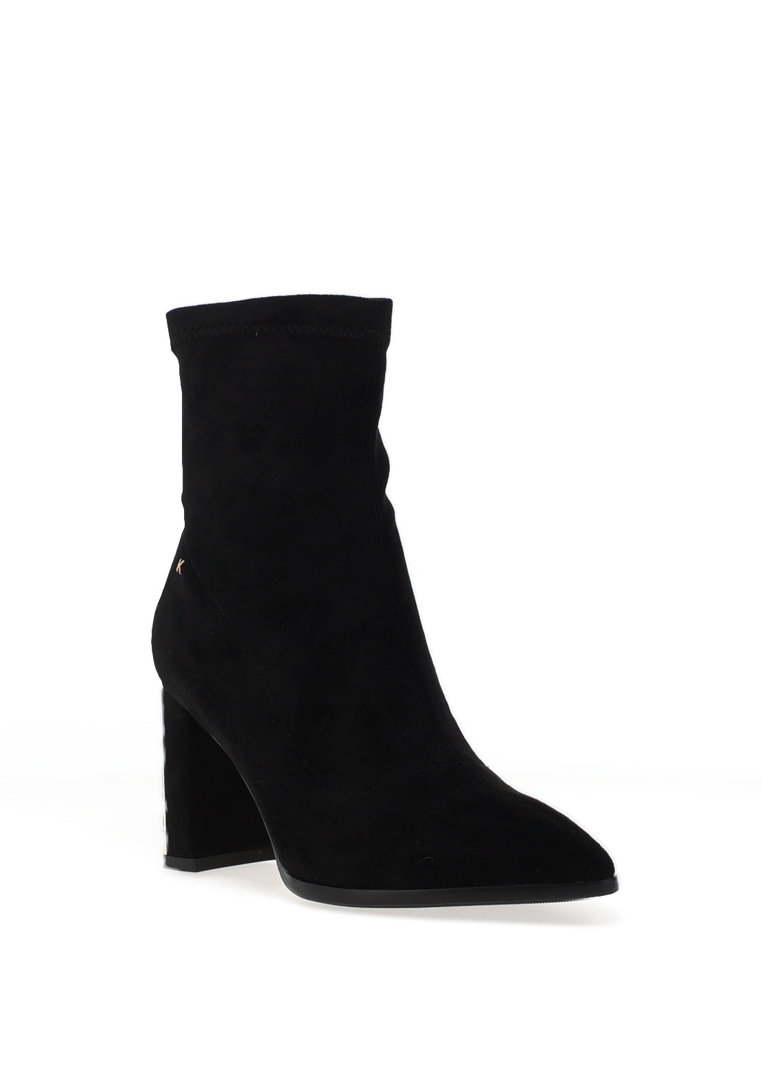 Kate Appleby Lonstowe Faux Suede Heeled Ankle Boots, Black