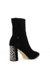 Kate Appleby Lonstowe Faux Suede Heeled Ankle Boots, Black