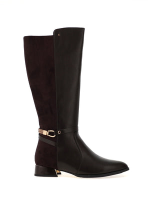 Kate Appleby Pampisford Leather Knee High Boots, Brown