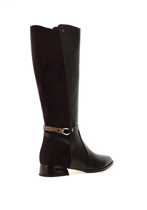 Kate Appleby Pampisford Leather Knee High Boots, Brown