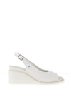 Kate Appleby Pembroke Sling Back Wedged Sandals, Snow White