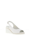 Kate Appleby Pembroke Sling Back Wedged Sandals, Snow White