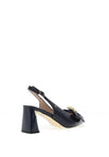 Kate Appleby Perthshire Bow Bloch Heel Shoes, Sapphire