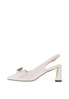 Kate Appleby Perthshire Bow Bloch Heel Shoes, Snow