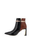 Kate Appleby Raygate Heeled Ankle Boot, Black & Tan