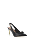Kate Appleby Ripley Stolford Patent Stud Heeled Shoes, Black