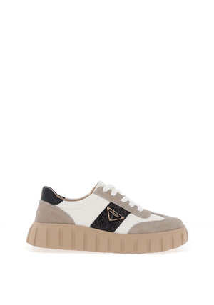 Kate Appleby Severn Lace Up Trainer, Cream