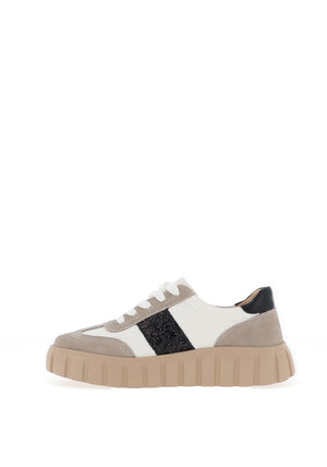 Kate Appleby Severn Lace Up Trainer, Cream