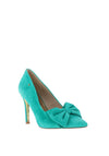 Kate Appleby Silsden Bow Pump Heeled Shoes, Emerald