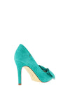Kate Appleby Silsden Bow Pump Heeled Shoes, Emerald