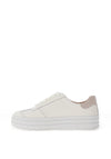 Drilleys Sixty Eight Suede Platform Trainers, Frosted White
