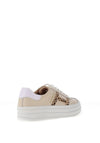 Drilleys Sixty Eight Suede Platform Trainers, Nude Cheetah
