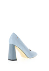Kate Appleby Southall Croc Print Heeled Shoe, Baby Blue