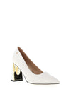 Kate Appleby Southall Croc Print Heeled Shoe, Snow White