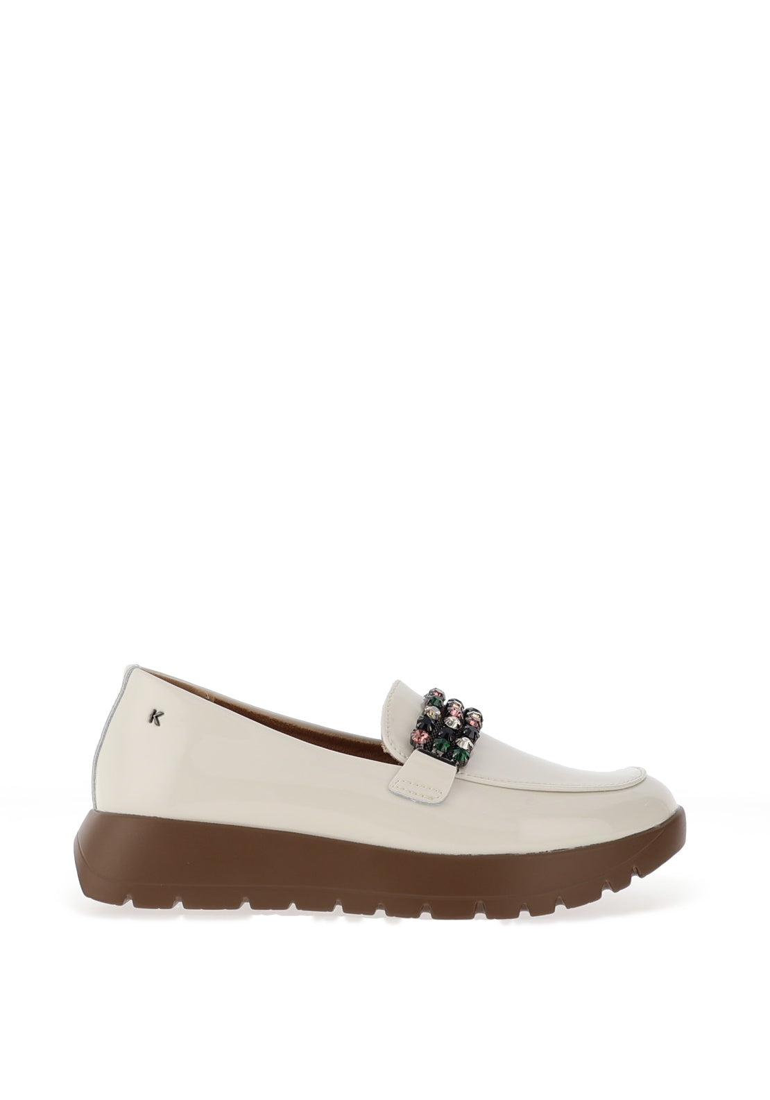 Kate Appleby Todley Embellished Loafers, Cream