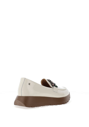 Kate Appleby Todley Embellished Loafers, Cream