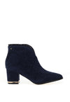 Kate Appleby Tynan Embellished Heeled Ankle Boots, Navy