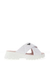 Kate Appleby Wembley Faux Leather Quilted Slide, Snow White