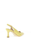 Kate Appleby Denham Faux Patent Sling Back Heel, Yellow
