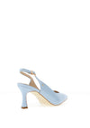 Kate Appleby Denham Faux Patent Sling Back Heel, Blue