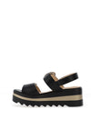 Kate Appleby Multi Strap Platform Sandals, Black